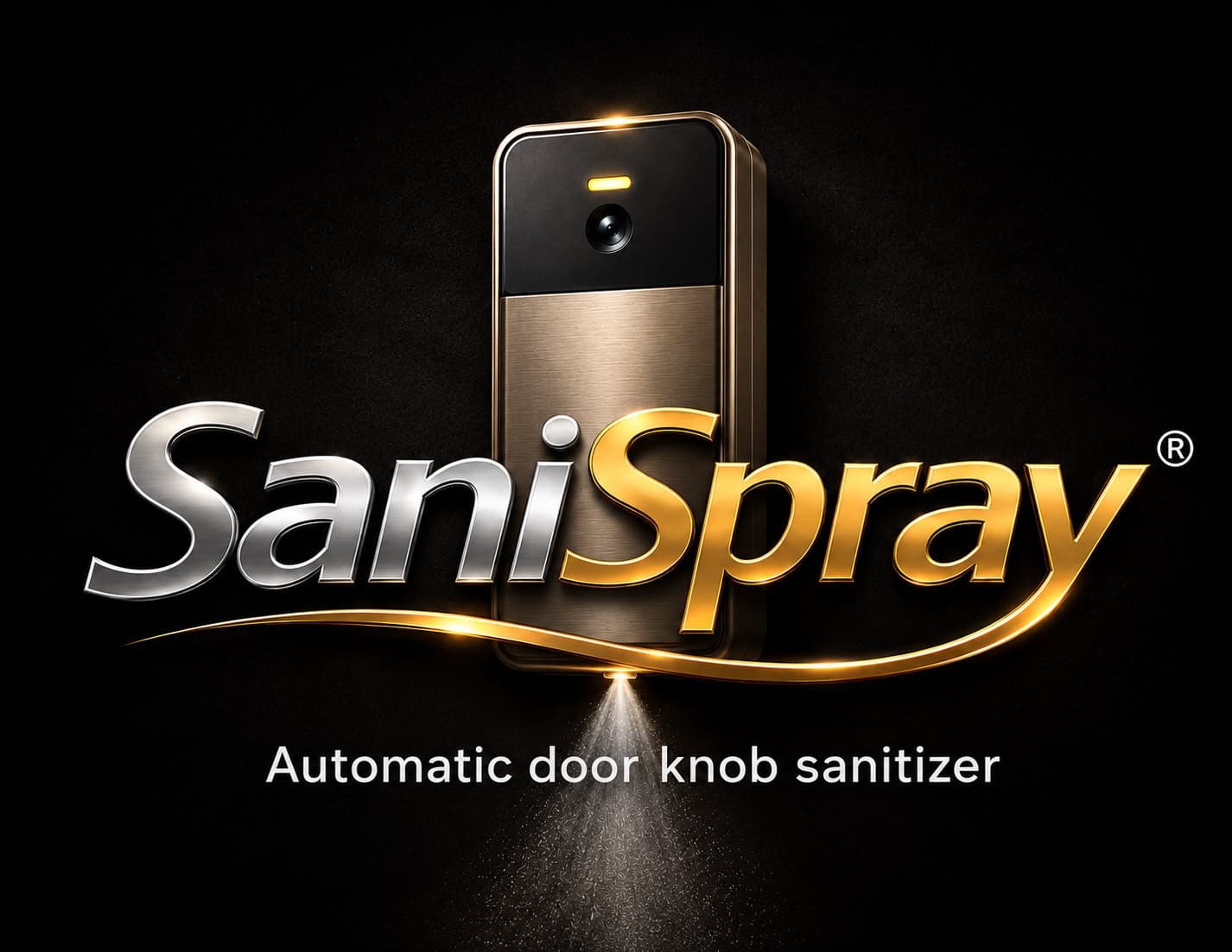 SaniSpray logo.